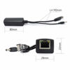 Picture of ANVISION 5V Gigabit PoE Splitter, 48V to 5V 2.4A Adapter, Plug 3.5mm x 1.35mm, 5.5mm x 2.1mm Connector, IEEE 802.3af Compliant, for IP Camera and More