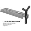 Picture of Y Bracket Lens Support with Double Wheels, Y Shaped Lens Support Bracket with 71.5mm Vertical Adjustment, Lens Support System fit for DIY S, SC