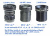 Picture of Bluefishcam- 1/2.7" 2.8mm,3.6mm & 8mm Lenses Kits for CCTV Cameras Security Camera