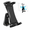 Picture of IPad Tripod Mount Adapter 360 Degree Rotatable Universal Tablet Clamp Holder for iPad Pro 12.9 11 10.5, iPad Air Mini, Surface Tab, Galaxy Tab and 3.5 to 13.5in Phone Tablet, for Tripod, Monopod