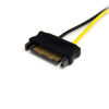 Picture of StarTech.com 6in SATA Power to 8 Pin PCI Express Video Card Power Cable Adapter - SATA to 8 pin PCIe power (SATPCIEX8ADP)