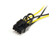 Picture of StarTech.com 6in SATA Power to 8 Pin PCI Express Video Card Power Cable Adapter - SATA to 8 pin PCIe power (SATPCIEX8ADP)