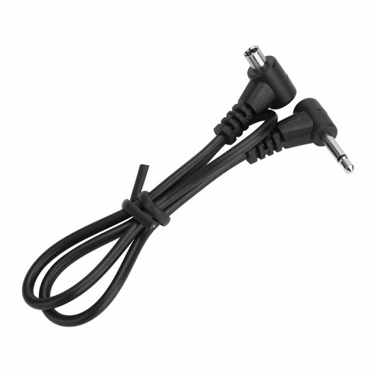 Picture of Lightweight Flash PC Sync Cord, 12 Inch 2.5mm Plug to Male Sync Cable for Camera PC Port, Wired Connection of Off Machine Flash