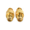 Picture of Cable Matters 2-Pack SMA Female to SMA Female Coaxial RF Adapter (SMA to SMA Coupler Adapter, RF Coupler Adapter)