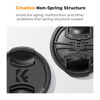 Picture of K&F Concept 49mm Front Lens Cap Cover Kit, 5-in-1 Center Pinch Lens Cover + Anti-Loss Keeper + Microfiber Cleaning Cloth Compatible with Canon, Nikon, Sony, Fujifilm Camera Lenses with 49mm Thread