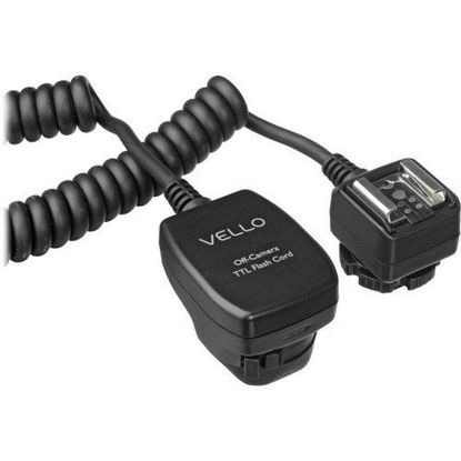 Picture of Vello TTL-Off-Camera Flash Cord for Canon EOS - 3 feet 1 m