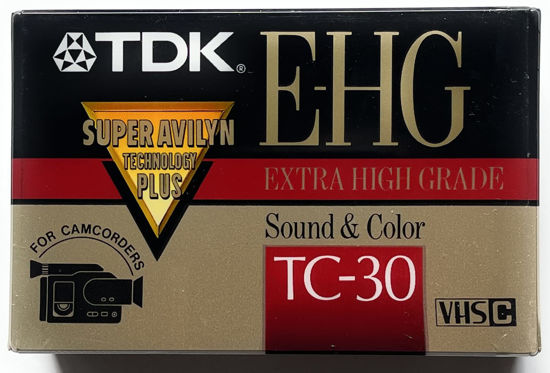 Picture of TDK E-HG Sound & Color TC-30 VHS-C Tape