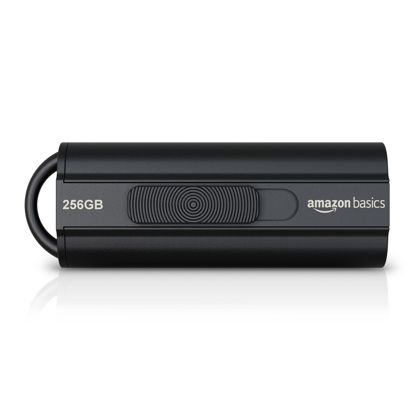 Picture of Amazon Basics 256 GB Ultra Fast USB 3.1 Flash Drive, Black