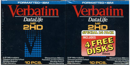 Picture of Verbatim 3.5In HD 1.44MB Pre-Fmt IBM 24Pk