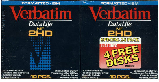 Picture of Verbatim 3.5In HD 1.44MB Pre-Fmt IBM 24Pk