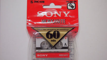 Picture of Sony 60 Minute Blank Microcassette Tapes MC-60, Set of 3