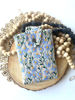 Picture of Embroidered Daisy Padded Kindle Paperwhite Sleeve with Metal Snap Closure (Blue Beige)