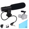 Picture of Digital Video Camera Studio/Stereo Shotgun Recording Microphone for Canon EOS Rebel Cameras Including SL1, SL2, T6i, T6s, T7i & More.