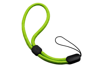 Picture of Zkeebs 8.8 inch Adjustable Hand Wrist Strap Lanyard, for AirPods, Samsung buds, Phones, Camera, GoPro, USB Drive, Small items (Green)