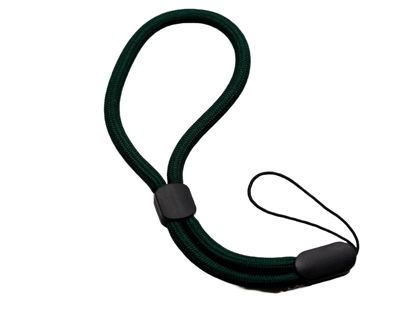 Picture of Zkeebs 8.8 inch Adjustable Hand Wrist Strap Lanyard, for AirPods, Samsung buds, Phones, Camera, GoPro, USB Drive, Small items (Dark Forest Green)