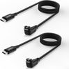 Picture of aceyoon Garmin Charger Cable, [ 2Pack ] 3.3FT/1m Right Angle Garmin Watch Charger Power Cord Compatible for Fenix 7 7S 7X 6 6S 6X 5 5S, Forerunner 245 945,Instinct 2,Vivoactive 4, Vivosmart 5