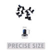 Picture of 12 x Torx Screws T5 M2 x 3 Black Screw for Razer Blade 13" 14" 15" 16" 17" 18" Laptop,Threadlocker Blue Coating