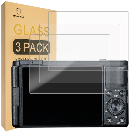 Picture of Mr.Shield [3-Pack] Screen Protector For Sony ZV-1 ZV1 / ZV1F / ZV-1F Camera [Tempered Glass] [Japan Glass with 9H Hardness] Screen Protector