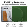 Picture of BOVKE Silicone Camera Case for Canon PowerShot SX740/ SX730 Digital Camera, SX740 Camera Soft Case Cover Rubber Camera Sleeve with Removable Lens Cover, Green