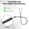 Picture of RJ11 Power Cord Compatible with Uniden Radar Mirror Wire Detectors,Model (3005201U) Fits R1 R3 R4 R7 R8 (1)