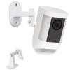 Picture of ALERTCAM Security Wall Mount for Ring Spotlight Cam Battery and Spotlight Cam Plus/Pro (Battery), 360° Adjustable Indoor/Outdoor Mounting Bracket for Ring Surveillance Camera System - White,1Pack