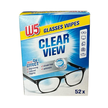 Picture of W5 Glasses Lens Cloths 52 Pcs Wipes Cleaning Glasses Camera Phone