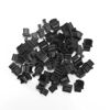 Picture of 50 Pack RJ45 Dust Cover Cap Ethernet Port Plugs Network Switch Port Protector for Fiber Optic Copper RJ45 Female Fiber Terminal Slot, Black Silicone/TPE Material