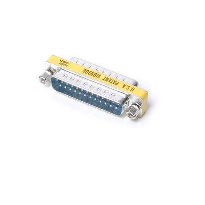 Picture of StarTech.com DB25 Slimline Gender Changer M/M - Serial / parallel gender changer - DB-25 (M) to DB-25 (M) - GC25SM