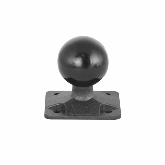 Picture of ARKON Mounts 4-Hole AMPS to 38mm (1.5") Ball Adapter | Permanent Mount to Flat Surfaces | Reinforced Composite Construction for Durability | Designed for 38mm Ball Holder Mounts and Arms | APAMPS38MM