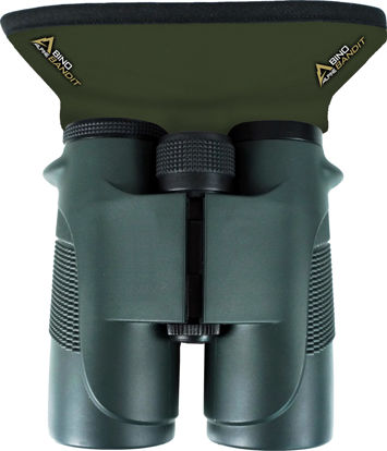 Picture of Slicker Bino Bandit - Blocks Glare, Improves Visual Acuity and Reduces Eye Fatigue. FITS All Binoculars, OD Green