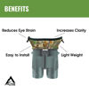 Picture of Slicker Bino Bandit - Blocks Glare, Improves Visual Acuity and Reduces Eye Fatigue. FITS All Binoculars, OD Green