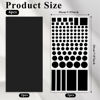 Picture of Blackout Stickers for Electronics 4 Sheets LED Light Dimming for Routers LED Filters 2 Sheets All Black Dimming 50% ~ 80% of LED Lights Covers Blackout for Electronics Glass Surfaces Indoor Use