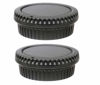 Picture of ( 2 Packs) Fotasy Rear Lens Cover Camera Body Cap for Canon EOS DSLR Camera Lenses, Canon EF/ Efs Lens Rear Cap Body Cap