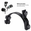 Picture of Camera L Bracket Mount Camera Bracket Mount C-Shape Dual Hot Shoes Flash Lamp Mount Holder Bracket for DV Camera Camcorder DSLR Camera