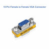 Picture of ENUODA VGA Coupler 2 Pack VGA SVGA Connector 15 Pin Female to Female Mini Gender Changer Adapter