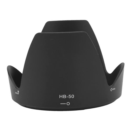 Picture of Lens Hood, HB‑50 Reversible Camera Lens Hood Lens Sun Shade Replacement, for Nikon AF‑S 28‑300/3.5‑5.6G ED VR Lens