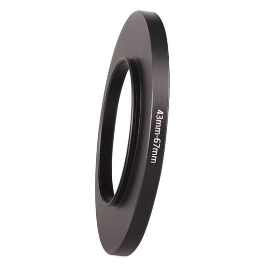 Picture of 43mm Lens to 67mm Camera Lens Adapter,43mm to 67mm Filter Step up Ring Adapter Ring,Compatible with All 67mm UV,CPL,ND,Lens Hood,Threaded Lens ect.