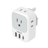 Picture of US to UK Plug Adapter, TESSAN Type G Travel Converter with 3 USB Charger(1 USB C Port), 4 Outlets Power Adaptor for USA to Qatar Ireland Hong Kong England Scotland Kenya Dubai London British