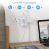 Picture of US to UK Plug Adapter, TESSAN Type G Travel Converter with 3 USB Charger(1 USB C Port), 4 Outlets Power Adaptor for USA to Qatar Ireland Hong Kong England Scotland Kenya Dubai London British