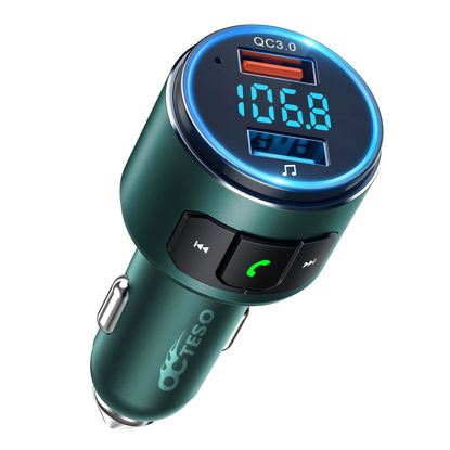 Picture of Upgraded V5.0 FM Transmitter for Car-Green…