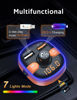 Picture of Upgraded Arsvita Bluetooth FM Transmitter for Car, Radio Receiver/Audio Adapter with Dual Car Charger, Support QC3.0 Quick Charging, Hands-Free Calling and Hi-Fi Sound Playback, Orange