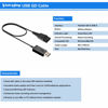 Picture of VoiceJoy Quick Disconnect to USB Plug QD Cable Adaptor for Jabra GN Headsets