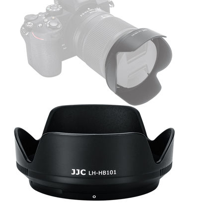 Picture of NK Z 18-140mm Lens Hood, HB101 Hood, JJC LH-101 Dedicated Petal Bayonet Mount Hood Shade, Reversible Non-Glare Matte Finish, HB-101 Replacement, Compatible with Nikon NIKKOR Z DX 18-140mm f3.5-6.3 VR