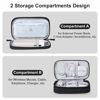 Picture of Organizer Travel Case, Bevegekos Small Carrying Tech Kit for Electronics and Accessories, Waterproof ( Black)