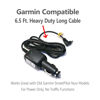 Picture of EDO Tech Mini USB Car Charger Power Cord for Garmin Nuvi 200 200w 205w 250 255w 260w 256w 1300 1350 1370 1390 1450 Dezl 560 570 760lmt 770lmthd 780lmt-s Navigator GPS (6.5 ft Long Cable)