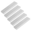 Picture of uxcell 5 Pcs Aluminum Heat Sink, Silver Tone Aluminium Radiator Heatsink Cooling Fins Cooler for Led Amplifier Transistor IC Module, 100x25x10mm/4 x1 x0.4