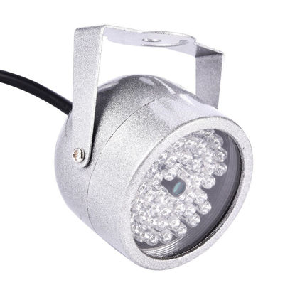 Picture of Serounder Camera IR Illuminator Lights, 48 LED Waterproof Infrared Night Vision Light for Security CCTV Camera