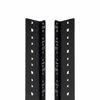 Picture of NavePoint 8U Vertical Rack Rail Pair DIY Kit with Hardware, Black