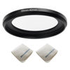 Picture of 58mm Lens to 42mm Camera Lens Adapter 58mm to 42mm Step Down Ring Adapter Ring for All Brands of UV ND CPL, Comes with 2 Packs of high-end Lens Wiping Cloth(58mm-42mm)