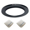 Picture of 58mm Lens to 77mm Camera Lens Adapter 58mm to 77mm Step Up Ring Adapter Ring for All Brands of UV ND CPL, with Premium Lens Wiping Cloth 2 Pack(58mm-77mm)